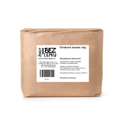 Čiroková múka hladká 1 kg