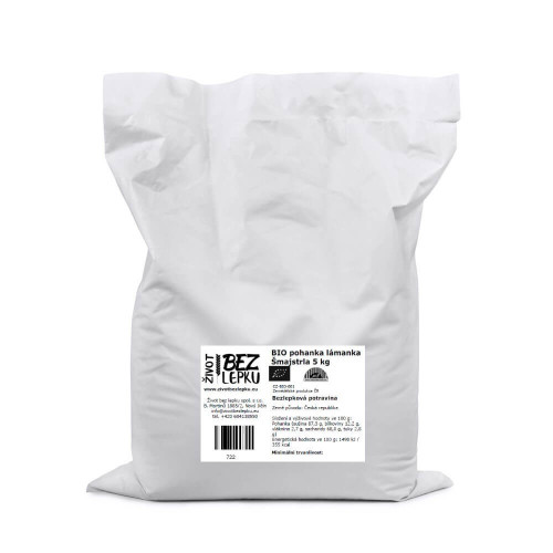 BIO pohanka lámanka Šmajstrla 5 kg