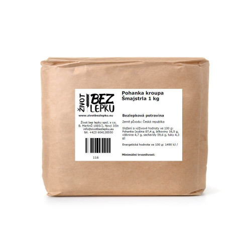 Pohanka kroupa Šmajstrla 1 kg