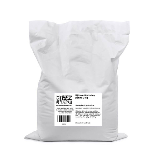 LUCKA ryžové cestoviny penne 3 kg