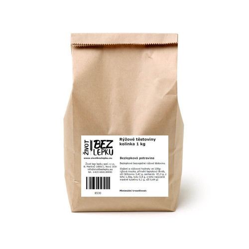 LUCKA rýžové těstoviny kolínka 1 kg