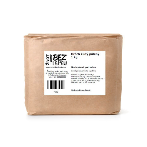 Hrách žlutý půlený 1 kg