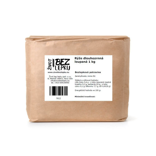 Rýže dlouhozrnná loupaná 1 kg