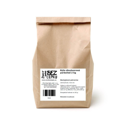Rýže dlouhozrnná parboiled 2 kg