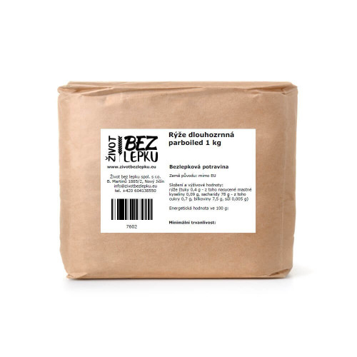 Rýže dlouhozrnná parboiled 1 kg