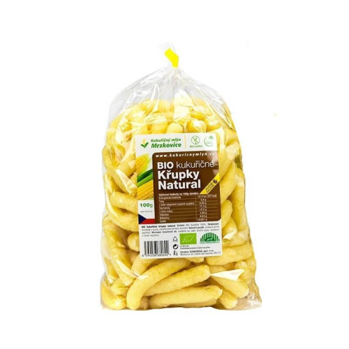 BIO kukuřičné křupky dlouhé natural 100 g