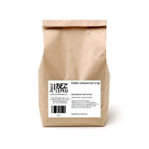 Čočka velkozrnná 2 kg