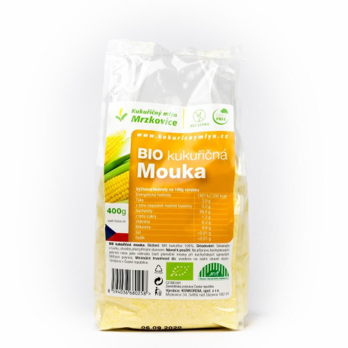 BIO kukuřičná mouka hladká 400 g