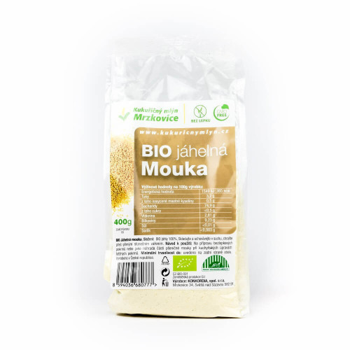 BIO jahelná mouka hladká 400 g