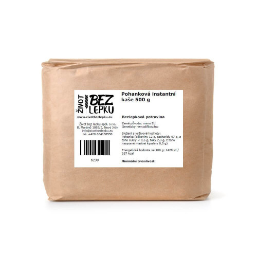 Pohánková kaša instantná natural 500 g