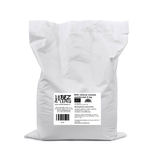 BIO ryžová múka polohrubá 5 kg