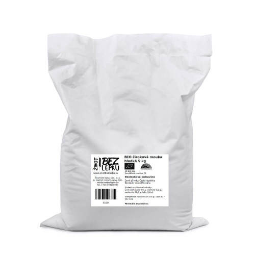 BIO čiroková mouka hladká 5 kg