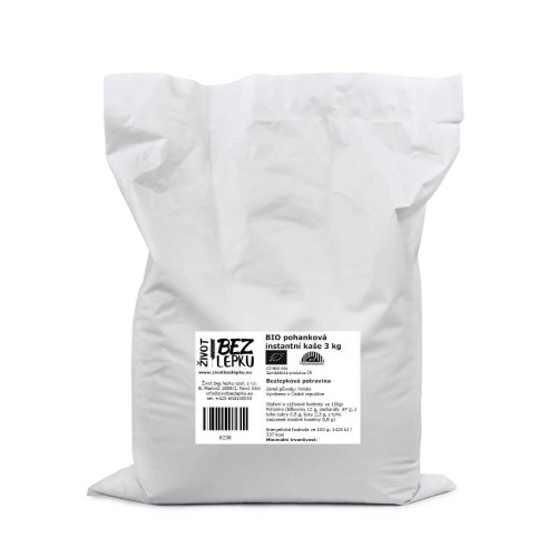 BIO pohanková kaše instantní natural 3 kg