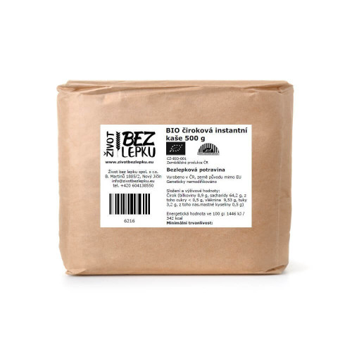 BIO čiroková instantná kaša 500 g
