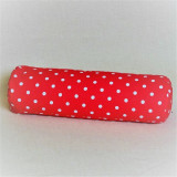 Pohankový relaxační válec 20 x 70 cm růžový puntík