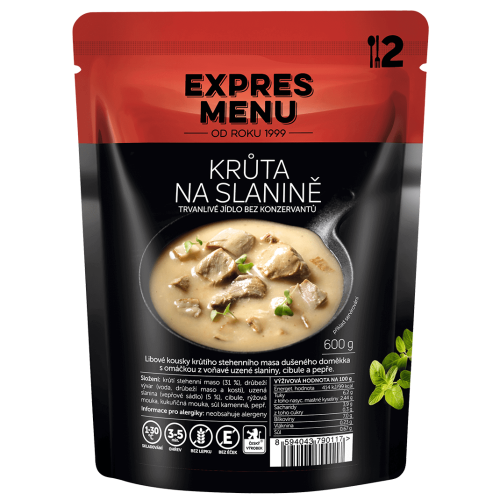Krůta na slanině 2 porce EXPRES MENU 600 g