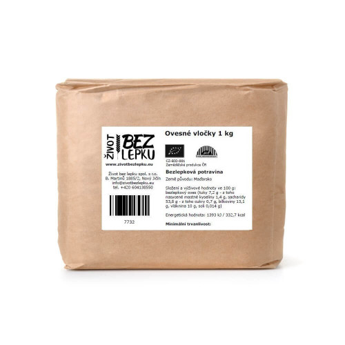 Ovsené vločky 1 kg