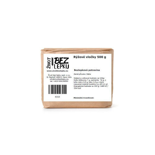 Rýžové vločky instantní 500 g