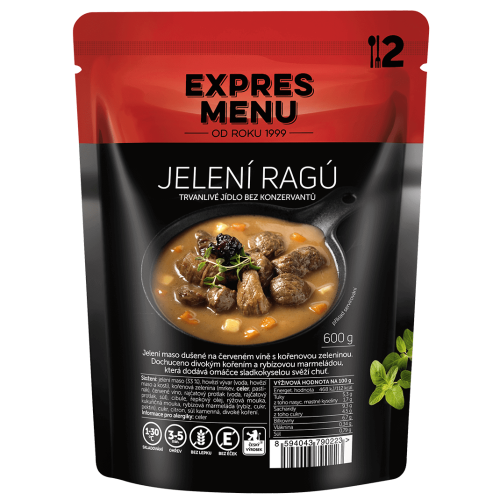 Jelení ragú 2 porce EXPRES MENU 600 g