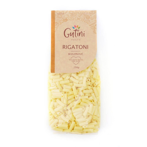 Gutini bezlepkové těstoviny RIGATONI 250 g