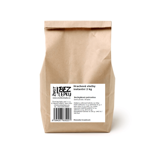 Hrachové vločky instantné bezlepkové 2 kg