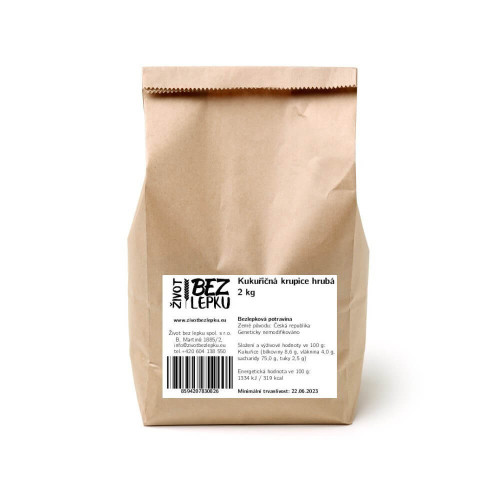 Kukuričná krupica hrubá 2 kg