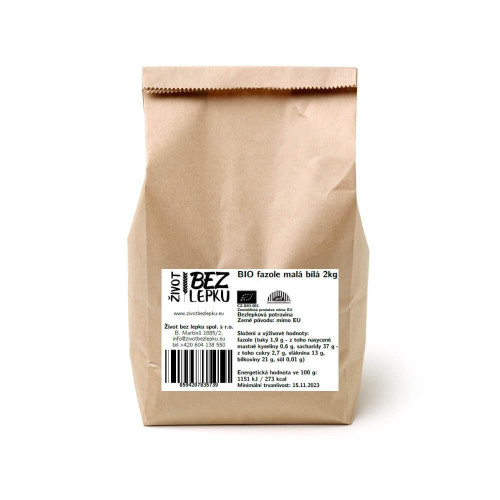 BIO fazuľa malá biela 2 kg