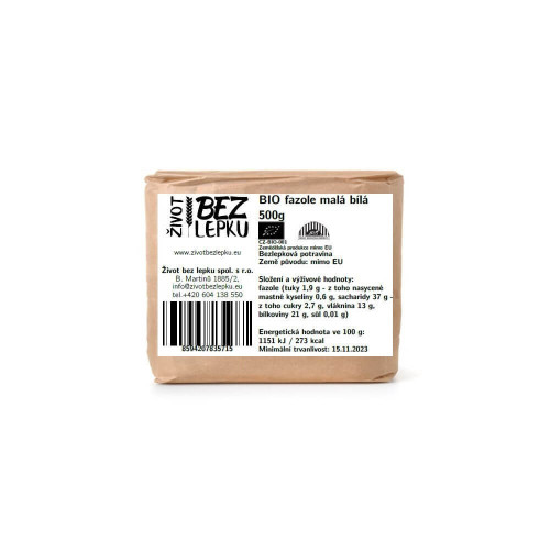 BIO fazole malá bílá 500 g