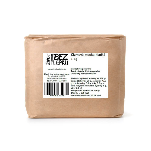 Cizrnová mouka hladká 1 kg
