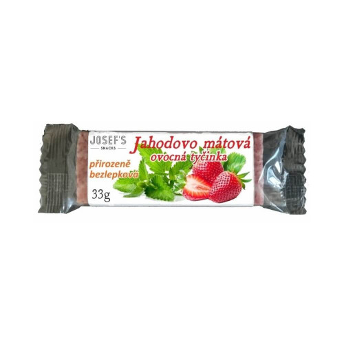 Ovocná tyčinka jahodovo mátová 33 g