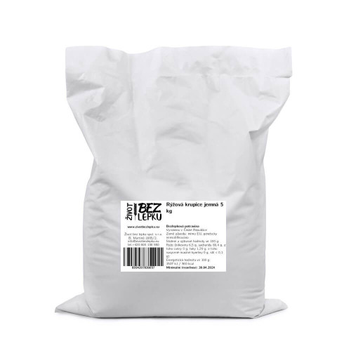 Ryžová krupica jemná 5 kg