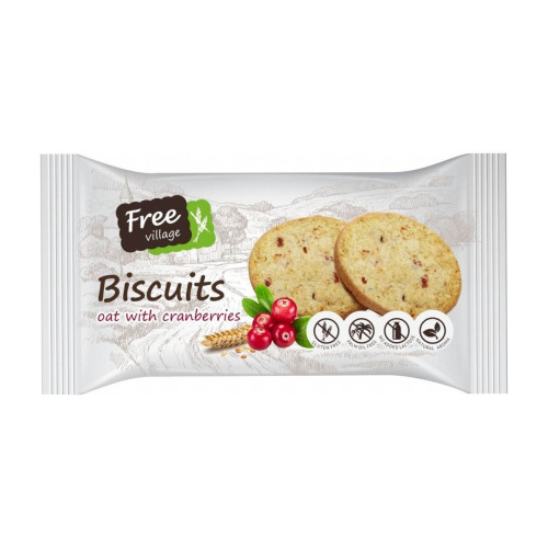 Sušenky ovesné s kanadskou brusinkou 50 g