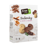 Sušenky se skořicí a kakaem 140 g