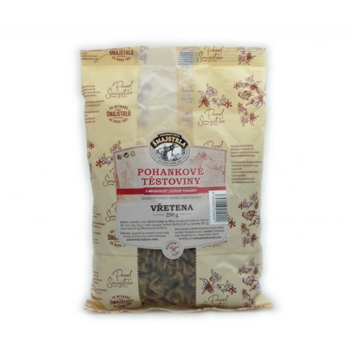 Pohankové těstoviny vřetena Šmajstrla 250 g