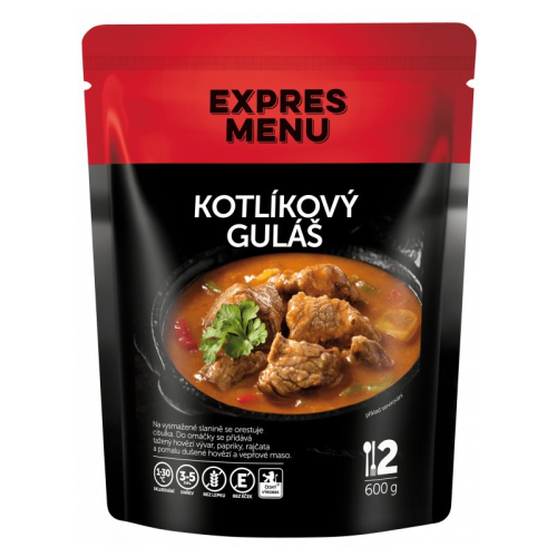 Kotlíkový guláš 2 porce EXPRES MENU 600 g