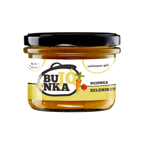 Bujónka zeleninová pre deti