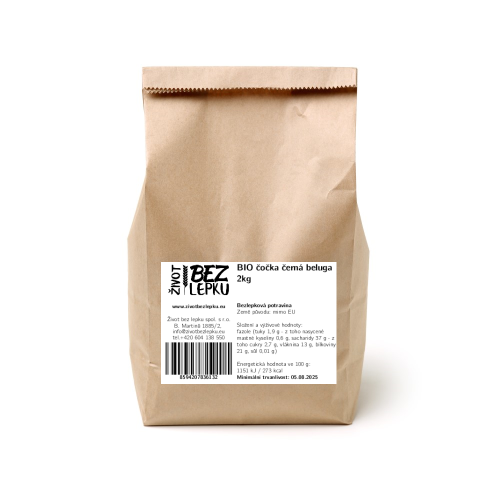 BIO šošovica čierna Beluga