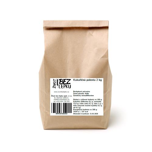 Kukuričná polenta bezlepková instantná 2 kg