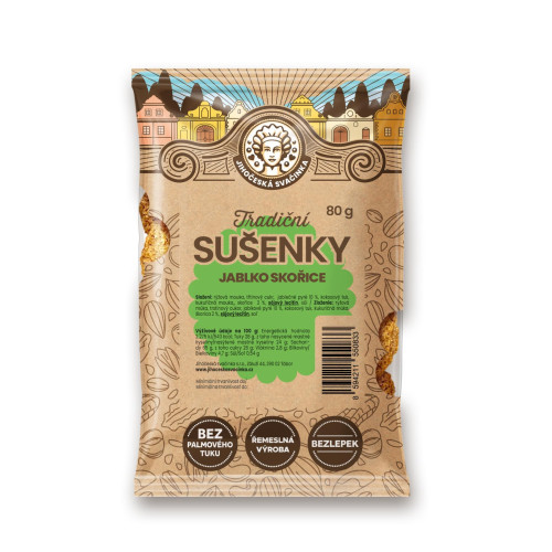 Tradiční sušenky jablko skořice 80g
