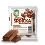Ovocné RAW srdiečka mliečna čokoláda 50g